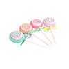 Healifty 4pcs Lollipop Shaped Dead Skin Remover Foot Grinding Stone for Smooth Feet Care Pumice Tool for Exfoliating Rough Skin Portable and Lightweight Mixed Color Design view 3