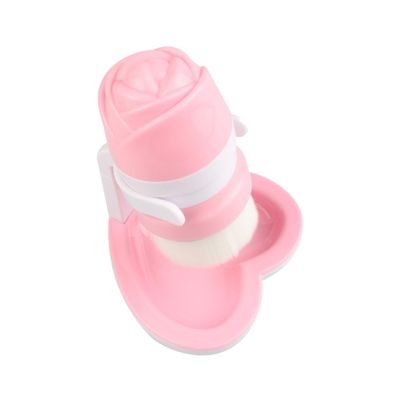 Beavorty 2pcs Adorable Double-Headed Rose Facial Brush Portable Deep Cleaning Face Scrubber Tool Box Gentle Face Skin-Friendly Material for Makeup Removal and Daily Cleansing