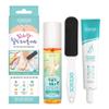 [Soflisse] Foot & Heel Peeling Triple Set, Hypoallergenic Foot Peeling Mist (3.38 fl.oz), Foot Cream (1.41 fl.oz) and Foot File Bundle Set view 2