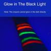 10 Color Glow in The UV Black Light Face Body Paint for Adult, Blacklight Glow Sticks Makeup Neon Face Painting Kits for Halloween Glow Party Supplies view 3