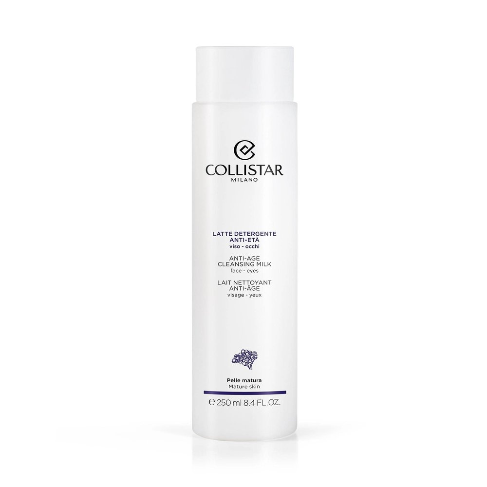 Collistar Anti-Age Cleansing Milk Face-Eyes, 8.4 Fl Oz, Made in Italy [italian import]