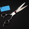 4 Packs Pet Grooming Scissors Straight Cut Curved Scissors Set Hairdressing Scissors 7.0 Inch,CurvedShear view 1