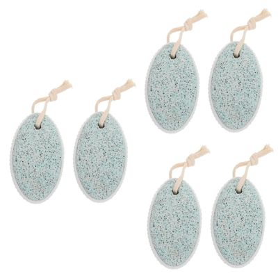 Beavorty 6pcs Foot Care Tools Pumice Stone Exfoliating Trimmers for Dead Skin Removal Double-Sided Pedicure Accessory for Smooth Feet