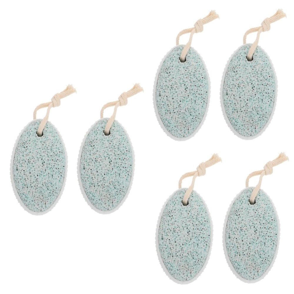 Beavorty 6pcs Foot Care Tools Pumice Stone Exfoliating Trimmers for Dead Skin Removal Double-Sided Pedicure Accessory for Smooth Feet