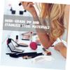 SOESFOUFU 2pcs Dense Lash Comb Eyebrow Brush Metal Separating Tool for Natural Look Easy to Use Makeup Tool view 3