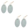 Beavorty 4pcs Pumice Stone Foot File Dual-Sided Exfoliating Tools for Feet Care Stone for Smooth Heels for Home Pedicure and Dead Skin Removal view 1