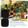 Beavorty 1pc Storage Bag Shockproof Pu Holder Pouch for Bottles Travel Organizer for Essential Oils and Lightweight view 4