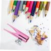 FRCOLOR Practical Portable Pencil Sharpener Metal Eyebrow Pencil Sharpener Sturdy and Easy to Use Time-Saving for Boys and Girls and Adults view 4
