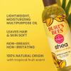 Burt's Bees Shea + Tropical Fruit Luminous Body Oil, Non-Greasy, Antioxidant Rich for Glowing Skin, Non-Irritating, Natural Origin Skin Care, 8 oz. view 2