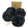 Spongentle Charcoal Bamboo Premium Deep Cleansing Loofah Sponge for Radiant Skin, Pack of 4, Bath and Shower, Exfoliating Body Scrubber, Beautiful Colors for Women and Men view 1