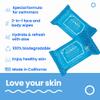 AQUA GUARD After-Swim Face & Body Wipes | Neutralize chlorine scent and residue | Moisturizing RINSE-FREE Formula (2 Packs of 25) view 2