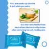 AQUA GUARD After-Swim Face & Body Wipes | Neutralize chlorine scent and residue | Moisturizing RINSE-FREE Formula (2 Packs of 25) view 3