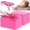 Disposable Bed Sheets 200 Pcs 31" x 71" Massage Table Sheets Non Woven Fabric SPA Bed Cover Breathable for Massage Beauty Tattoos(Pink) view 1