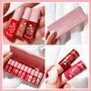 Alisesun 10 Colors Lip Tint Stain Set, Korean Plumping Lip Gloss Watery Lip Stain, Multi-use for Mini Liquid Lipstick & Cheek Tint Long Lasting Vivid Color #02 view 2