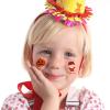 120PCS Halloween Kids' Tattoo Stickers - Cartoon, Cute, Pumpkin, Spider, Bat Funny Stickers view 4