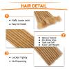 0.6cm Thickness 8 Inch 20 Strands Dreadlock Extensions Human Hair #27 Blond 100% Real Human Hair for Man/Women/Kids Full Handmade Permanent Loc Extensions Bundles Can Be Dyed Bleached Curled view 3