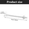 60Pcs Nasal Wax Applicators for Nose Hair Removal, Nostril Cleaning, Eyebrows - Plastic Disposable Wands with Wax Strips (White) view 2