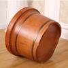 Pedicure Foot Soak Tub Smooth and Delicate Pedicure Barrels for Soaking Feet Spa Wooden Tub Foot Care with Lid Solid Wood Foot Tub Foot Spa Household Wash Ba (Color : with Cover+Universal Wheel) view 4