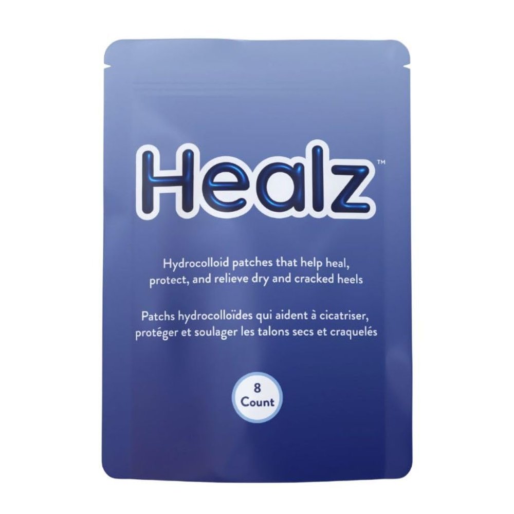 Healz Hydrocolloid Patches for Dry and Cracked Heels (8 Count)