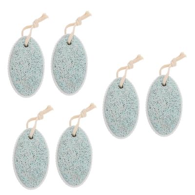 FOMIYES 6pcs Volcanic Pumice Foot Files for Dead Skin Removal and Care Tools for Home Pedicure and Soft Treatment Ergonomic Design Nordic