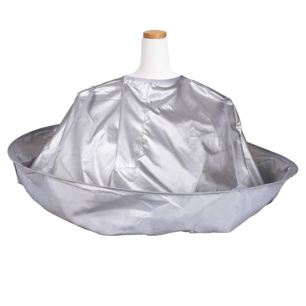 Beaupretty Hair Cutting Cape Umbrella Cape for Adults Hairdressing Cloak Snap Closure for Salon and Home Use Easy to Clean and Store