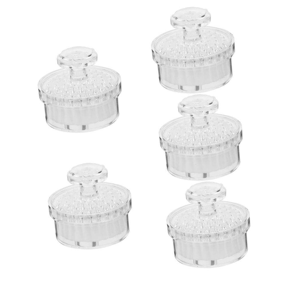 FOMIYES 5pcs Face Wash Brush Cleansing Powder Facial Cleansing Tool for Deep Cleaning