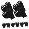 FOMIYES 12pairs Cotton Work Gloves Long Fingergloves Gloves for Safety Material Gardening Defense Sleeves view 1