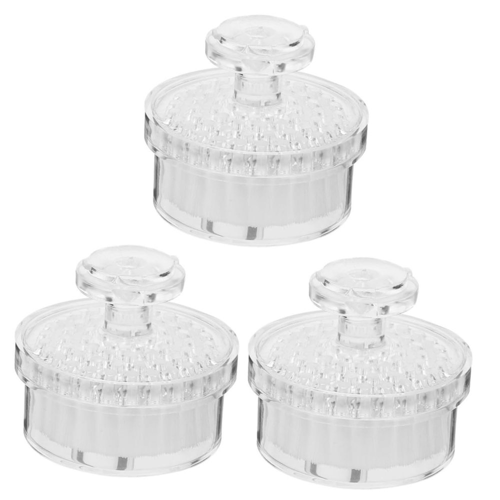 Beaupretty 3pcs Portable Facial Cleaning Brush Multi-Functional Face Scrubber for Gentle Exfoliation and Deep Cleansing for Daily Use Safe and Comfortable Design Removable Brush Head