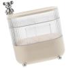 Alipis Rotating Jewelry Storage Box Three-tiered Makeup Organizer for Bathroom and Vanity Creamy Design for Space-saving view 1