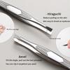 2Pcs Stainless Steel Tweezers for Women Facial Hair view 4