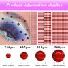 1792 Pcs Self Adhesive Rhinestones for Makeup Face Gems Stick on Face Jewels Eyes Gems Face Stickers Dotting Tools for Nail Art Body Eye Makeup Crafts Decoration Stick on Body Crystal Jewels (Big Red view 2