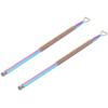 Beaupretty Stainless Steel Cuticle Remover Tool 2pcs Nail Polish Remover Instant Cuticle Pusher for Nail Salons Home Use view 1