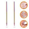 Beaupretty Stainless Steel Cuticle Remover Tool 2pcs Nail Polish Remover Instant Cuticle Pusher for Nail Salons Home Use view 4