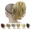 10 Colors Hairpieces Claw Ponytailtail Synthetic Hair Clip In Hair Extensions Little Ponytail Tail #1B 12inches view 2