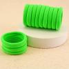 100 Pack Seamless Hair Ties for Women Girls Ponytail Holders for Thick Hair (Green) view 3