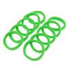 100 Pack Seamless Hair Ties for Women Girls Ponytail Holders for Thick Hair (Green) view 4