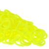 100 Pack Seamless Hair Ties for Women Girls Ponytail Holders for Thick Hair (neon yellow) view 2