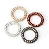 10 PCS Spiral Hair Ties No Damage for Thick Hair, Hair Scrunchies for Women's Hair Ponytail Holders Plastic Hair Elastics Hair Bands Hair Coils view 4