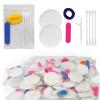 Adorila 50 Pack Disposable Hotels Cosmetic Vanity Kit, Individually Wrapped Amenities Hospitality Makeup Set Accessories for Motels Toiletries Supplies, Hotel, Airbnb, Guests & Charity view 1
