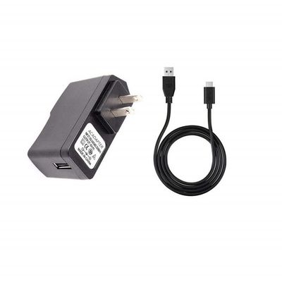 Kircuit 5V USB Port AC/DC Adapter + USB end Charging Cable Compatible with Ufree U-1257 T-Blade Trimmer Cordless Professional Hair Clipper DC5V 1000mA 5VDC 1A Power Supply Cord Cable Battery Charger