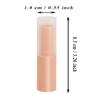 Mini Skater 0.14oz Empty Flavored Lip Balm Container Tubes Plastic Homemade Moisturizing Lip Stick with Caps Bulk Fit for Women Adult DIY Making Supplies, 25 Count (Pink) view 3