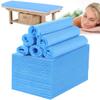 Disposable Bed Sheets for Massage Table 100 Pcs 31" x 71" Waterproof Massage Table Sheets Soft Non Woven Fabric SPA Massage Table Bed Cover Breathable for Beauty Tattoos Waxing Travel (Blue) view 1