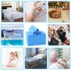 Disposable Bed Sheets for Massage Table 200 Pcs 31" x 71" Waterproof Massage Table Sheets Soft Non Woven Fabric SPA Massage Table Bed Cover Breathable for Beauty Tattoos Waxing Travel (Blue) view 3
