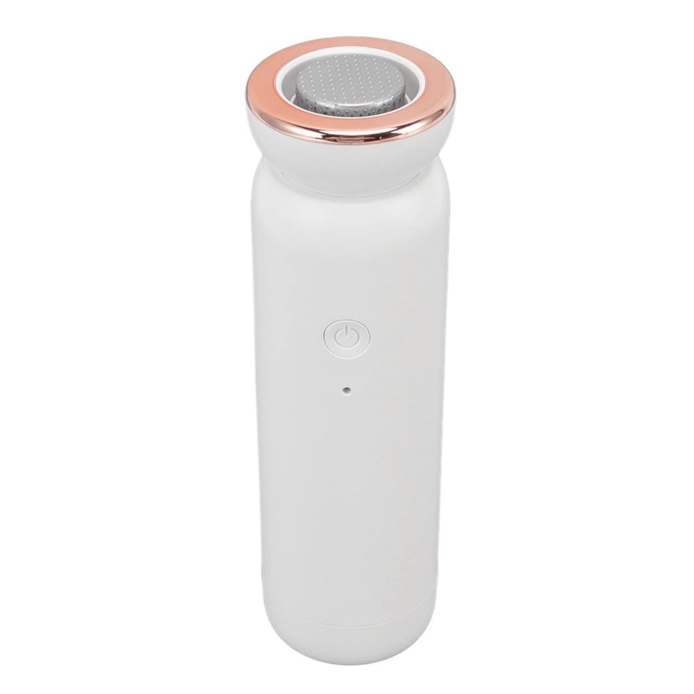 Electric Foot Callus Remover, Portable Foot Remover, Exfoliating Pedicure Tool, Foot Scrubber Kit for Dead and Cracked Dry Skin, 5 Speeds and 3 Abrasive Heads(White)