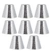 FRCOLOR 8pcs Glossy Ponytail Cuffs Stylish Hair Clip Holders for Daily Wear and Parties Hair Accessories for Women and Girls Elegant Design for Weddings and Special Occasions view 1