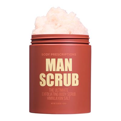 Body Prescriptions Mens Exfoliating Body Scrub  Ultimate Skin Cleansing Wash in Jar with Twist-Top Lid, For All Skin Types, 21 Ounce (Pack of 1), Himalayan Salt