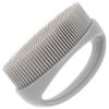 LALAFINA Handheld Silicone Exfoliating Bath Brush Gentle Skin Scrubber for Portable Travel Skin-friendly Silicone Selection view 1