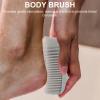 LALAFINA Handheld Silicone Exfoliating Bath Brush Gentle Skin Scrubber for Portable Travel Skin-friendly Silicone Selection view 3