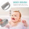 LALAFINA Handheld Silicone Exfoliating Bath Brush Gentle Skin Scrubber for Portable Travel Skin-friendly Silicone Selection view 4