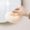 2 Pcs Bath Sponge Cleaning Brush, Bath Loofah Sponge, Body Sponge with Suction Cup, Massage Bath Sponge Balls, Super Soft Exfoliating Bath Sponge Cleaning Massage Bath Ball - (Beige + Pink) view 4